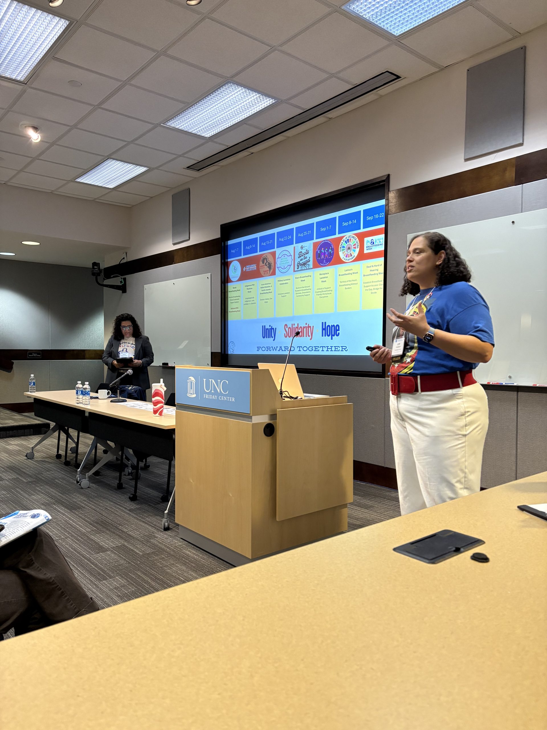 Love Anderson presenting at the Durham County Department of Public Health