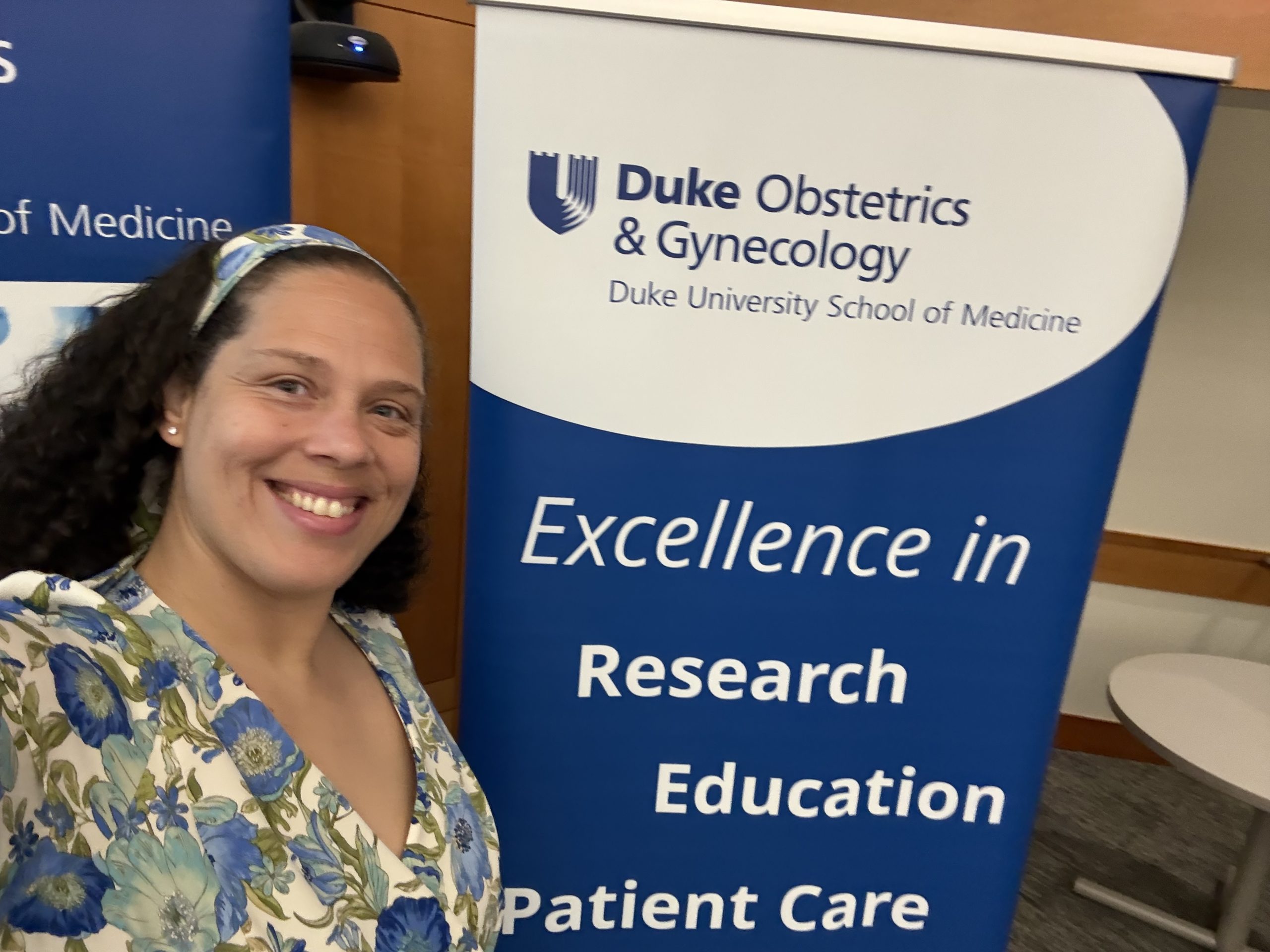 Presenting on SAFE infant feeding at Duke University