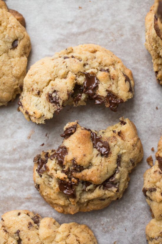 Dark Chocolate Chip Cookies