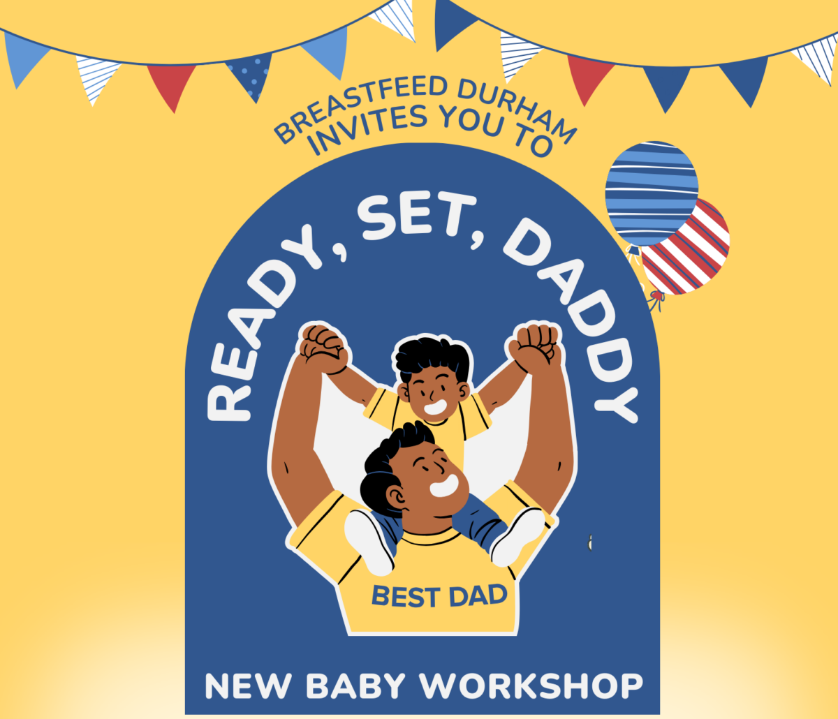 Join Us for </br>“Ready, Set, Daddy”  </br>at The Glass Jug RTP!</br> June 12 | 5:30-7 PM 