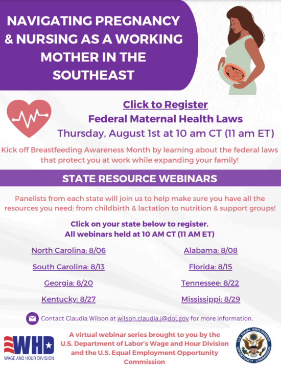 Free Webinar: Federal Maternal Health Laws