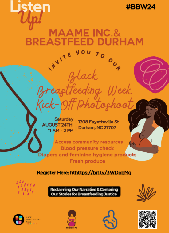 Black Breastfeeding Week Kick-Off Photoshoot