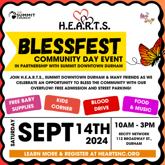 H.E.A.R.T.S. BlessFest Community Day Event