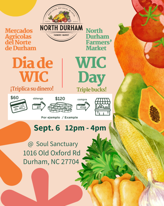 Triple Bucks WIC Day