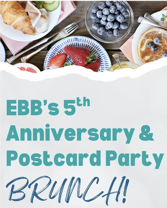 Equity Before Birth at our Anniversary Brunch + Postcard Party!