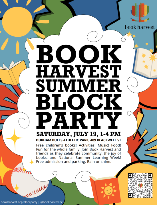 Book Harvest Summer Block Party