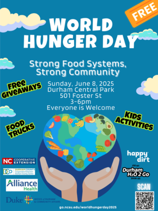 Durham's 4th Annual World Hunger Day 