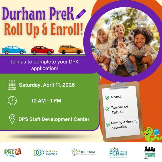 Durham PreK Roll Up & Enroll